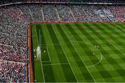 22 August 2021; A general view of the action during the GAA Hurling All-Ireland Senior Championship Final match between Cork and Limerick in Croke Park, Dublin. Photo by Stephen McCarthy/Sportsfile