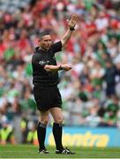 22 August 2021; Referee Fergal Horgan during the GAA Hurling All-Ireland Senior Championship Final match between Cork and Limerick in Croke Park, Dublin. Photo by Harry Murphy/Sportsfile