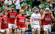 22 August 2021; Cork captain Patrick Horgan leads his team in the pre-match parade before the GAA Hurling All-Ireland Senior Championship Final match between Cork and Limerick in Croke Park, Dublin. Photo by Ramsey Cardy/Sportsfile