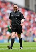 22 August 2021; Referee Fergal Horgan during the GAA Hurling All-Ireland Senior Championship Final match between Cork and Limerick in Croke Park, Dublin. Photo by Piaras Ó Mídheach/Sportsfile