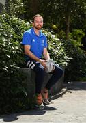 23 August 2021; Head coach Phil de Barra during a Leinster Rugby Women’s press conference at Leinster HQ in Belfield, Dublin. Photo by Harry Murphy/Sportsfile