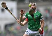 22 August 2021; Cian Lynch of Limerick in action against Mark Coleman of Cork during the GAA Hurling All-Ireland Senior Championship Final match between Cork and Limerick in Croke Park, Dublin. Photo by Piaras Ó Mídheach/Sportsfile