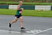 21 August 2021; Padraig Mullins of St Finbars AC, Cork, representing Ireland, competing in the Irish National 50 kilometre and 100 kilometre Championships, incorporating the Anglo Celtic Plate, at Mondello Park in Naas, Kildare. Photo by Brendan Moran/Sportsfile