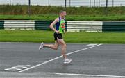21 August 2021; Sean O'Hehir of Metro St Brigid's AC in Dublin, competing in the Irish National 50 kilometre and 100 kilometre Championships, incorporating the Anglo Celtic Plate, at Mondello Park in Naas, Kildare. Photo by Brendan Moran/Sportsfile