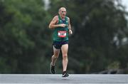 21 August 2021; Padraig Mullins of St Finbars AC, Cork, representing Ireland, competing in the Irish National 50 kilometre and 100 kilometre Championships, incorporating the Anglo Celtic Plate, at Mondello Park in Naas, Kildare. Photo by Brendan Moran/Sportsfile