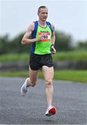 21 August 2021; Sean O'Hehir of Metro St Brigid's AC in Dublin, competing in the Irish National 50 kilometre and 100 kilometre Championships, incorporating the Anglo Celtic Plate, at Mondello Park in Naas, Kildare. Photo by Brendan Moran/Sportsfile