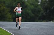 21 August 2021; Dave Andrews, representing Ulster and Northern Ireland, competing in the Irish National 50 kilometre and 100 kilometre Championships, incorporating the Anglo Celtic Plate, at Mondello Park in Naas, Kildare. Photo by Brendan Moran/Sportsfile