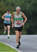 21 August 2021; Dave Brady of Marathon Club of Ireland competing in the Irish National 50 kilometre and 100 kilometre Championships, incorporating the Anglo Celtic Plate, at Mondello Park in Naas, Kildare. Photo by Brendan Moran/Sportsfile