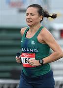 21 August 2021; Caitriona Jennings of Letterkenny AC, Donegal, representing Ireland, competing in the Irish National 50 kilometre and 100 kilometre Championships, incorporating the Anglo Celtic Plate, at Mondello Park in Naas, Kildare. Photo by Brendan Moran/Sportsfile