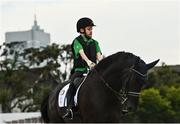 24 August 2021; Michael Murphy of Ireland, riding Clever Boy, during a training session at the Equestrian Park before the Tokyo 2020 Paralympic Games in Tokyo, Japan. Photo by Sam Barnes/Sportsfile