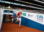 22 August 2021; Patrick Horgan of Cork leads his team out before the GAA Hurling All-Ireland Senior Championship Final match between Cork and Limerick in Croke Park, Dublin. Photo by Harry Murphy/Sportsfile