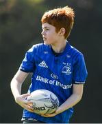 24 August 2021; Callum Doherty, age 11, in action during the Bank of Ireland Leinster Rugby Summer Camp at Cill Dara RFC in Kildare. Photo by Matt Browne/Sportsfile