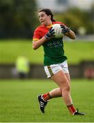 22 August 2021; Aoibhinn Gilmartin of Carlow during the TG4 All-Ireland Ladies Football Junior Championship Semi-Final match between Antrim and Carlow at Lannleire GFC in Dunleer, Louth. Photo by Ben McShane/Sportsfile