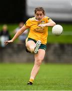22 August 2021; Michelle Magee of Antrim during the TG4 All-Ireland Ladies Football Junior Championship Semi-Final match between Antrim and Carlow at Lannleire GFC in Dunleer, Louth. Photo by Ben McShane/Sportsfile