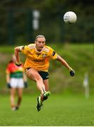 22 August 2021; Áine Tubridy of Antrim during the TG4 All-Ireland Ladies Football Junior Championship Semi-Final match between Antrim and Carlow at Lannleire GFC in Dunleer, Louth. Photo by Ben McShane/Sportsfile