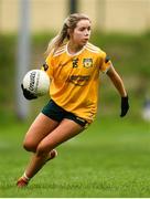 22 August 2021; Caitlin Taggart of Antrim during the TG4 All-Ireland Ladies Football Junior Championship Semi-Final match between Antrim and Carlow at Lannleire GFC in Dunleer, Louth. Photo by Ben McShane/Sportsfile