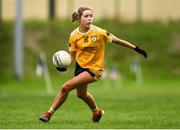 22 August 2021; Caitlin Taggart of Antrim during the TG4 All-Ireland Ladies Football Junior Championship Semi-Final match between Antrim and Carlow at Lannleire GFC in Dunleer, Louth. Photo by Ben McShane/Sportsfile