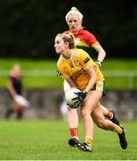22 August 2021; Rebekah Hemsworth of Antrim during the TG4 All-Ireland Ladies Football Junior Championship Semi-Final match between Antrim and Carlow at Lannleire GFC in Dunleer, Louth. Photo by Ben McShane/Sportsfile