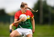 22 August 2021; Cliodhna Ni Shé of Carlow during the TG4 All-Ireland Ladies Football Junior Championship Semi-Final match between Antrim and Carlow at Lannleire GFC in Dunleer, Louth. Photo by Ben McShane/Sportsfile