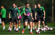 25 August 2021; Aaron Greene during a Shamrock Rovers training session at Roadstone Group Sports Club in Dublin. Photo by Seb Daly/Sportsfile