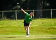 25 August 2021; Craig Young during a Cricket Ireland training session ahead of the Zimbabwe series at Malahide Cricket Club in Dublin. Photo by Harry Murphy/Sportsfile