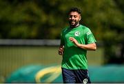 25 August 2021; Simi Singh during a Cricket Ireland training session ahead of the Zimbabwe series at Malahide Cricket Club in Dublin. Photo by Harry Murphy/Sportsfile