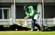 25 August 2021; Paul Stirling during a Cricket Ireland training session ahead of the Zimbabwe series at Malahide Cricket Club in Dublin. Photo by Harry Murphy/Sportsfile