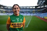 17 June 2021; Aislinn Desmond of Kerry poses for a portrait at Croke Park in Dublin.  Photo by Brendan Moran/Sportsfile