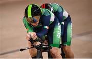 26 August 2021; Eve McCrystal, left, and Katie-George Dunlevy of Ireland compete in the Women's B 1000 metre time trial final at the Izu Velodrome on day two during the Tokyo 2020 Paralympic Games in Tokyo, Japan. Photo by David Fitzgerald/Sportsfile