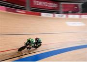 26 August 2021; Katie-George Dunlevy, right, and Eve McCrystal of Ireland compete in the Women's B 1000 metre time trial final at the Izu Velodrome on day two during the Tokyo 2020 Paralympic Games in Tokyo, Japan. Photo by David Fitzgerald/Sportsfile