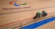 26 August 2021; Katie-George Dunlevy, right, and Eve McCrystal of Ireland compete in the Women's B 1000 metre time trial final at the Izu Velodrome on day two during the Tokyo 2020 Paralympic Games in Tokyo, Japan. Photo by David Fitzgerald/Sportsfile