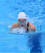 26 August 2021; Ellen Keane of Ireland competes in the heats of the Women's SB8 100 metre breaststroke at the Tokyo Aquatic Centre on day two during the Tokyo 2020 Paralympic Games in Tokyo, Japan. Photo by Sam Barnes/Sportsfile