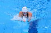 26 August 2021; Ellen Keane of Ireland competes in the heats of the Women's SB8 100 metre breaststroke at the Tokyo Aquatic Centre on day two during the Tokyo 2020 Paralympic Games in Tokyo, Japan. Photo by Sam Barnes/Sportsfile