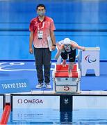 26 August 2021; Ellen Keane of Ireland at the start of her heat of the Women's SB8 100 metre breaststroke at the Tokyo Aquatic Centre on day two during the Tokyo 2020 Paralympic Games in Tokyo, Japan. Photo by Sam Barnes/Sportsfile