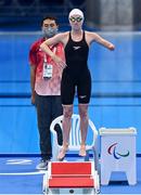 26 August 2021; Ellen Keane of Ireland warms up before her heat of the Women's SB8 100 metre breaststroke at the Tokyo Aquatic Centre on day two during the Tokyo 2020 Paralympic Games in Tokyo, Japan. Photo by Sam Barnes/Sportsfile