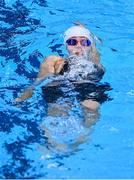 26 August 2021; Róisín Ní Ríain of Ireland competes in the heats of the Women's S13 100 metre backstroke at the Tokyo Aquatic Centre on day two during the Tokyo 2020 Paralympic Games in Tokyo, Japan. Photo by Sam Barnes/Sportsfile