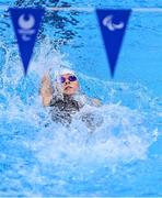 26 August 2021; Róisín Ní Ríain of Ireland competes in the heats of the Women's S13 100 metre backstroke at the Tokyo Aquatic Centre on day two during the Tokyo 2020 Paralympic Games in Tokyo, Japan. Photo by Sam Barnes/Sportsfile