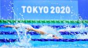 26 August 2021; Róisín Ní Ríain of Ireland competes in the Women's S13 100 metre backstroke final at the Tokyo Aquatic Centre on day two during the Tokyo 2020 Paralympic Games in Tokyo, Japan. Photo by Sam Barnes/Sportsfile