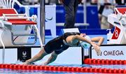 26 August 2021; Róisín Ní Ríain of Ireland competes in the Women's S13 100 metre backstroke final at the Tokyo Aquatic Centre on day two during the Tokyo 2020 Paralympic Games in Tokyo, Japan. Photo by Sam Barnes/Sportsfile