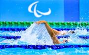 26 August 2021; Róisín Ní Ríain of Ireland on her way to finishing sixth in the Women's S13 100 metre backstroke final at the Tokyo Aquatic Centre on day two during the Tokyo 2020 Paralympic Games in Tokyo, Japan. Photo by Sam Barnes/Sportsfile