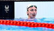 26 August 2021; Ellen Keane of Ireland after winning the Women's SB8 100 metre breaststroke final at the Tokyo Aquatic Centre on day two during the Tokyo 2020 Paralympic Games in Tokyo, Japan. Photo by Sam Barnes/Sportsfile