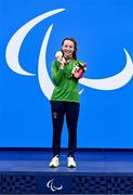 26 August 2021; Ellen Keane of Ireland with her gold medal after winning the Women's SB8 100 metre breaststroke final at the Tokyo Aquatic Centre on day two during the Tokyo 2020 Paralympic Games in Tokyo, Japan. Photo by Sam Barnes/Sportsfile