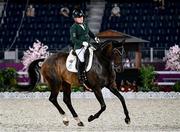 26 August 2021; Rosemary Gaffney of Ireland on Verona competes in the Grade IV Dressage Individual Test final at the Equestrian Park on day two during the Tokyo 2020 Paralympic Games in Tokyo, Japan. Photo by Sportsfile