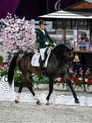 26 August 2021; Tamsin Addison of Ireland on Fahrenheit competes in the Grade V Dressage Individual Test at the Equestrian Park on day two during the Tokyo 2020 Paralympic Games in Tokyo, Japan. Photo by Sportsfile