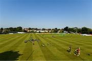 26 August 2021; A general view during a Cricket Ireland training session ahead of the Zimbabwe series at Clontarf Cricket Club in Dublin. Photo by Matt Browne/Sportsfile