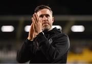 26 August 2021; Shamrock Rovers manager Stephen Bradley after his side's defeat to Flora Tallinn in their UEFA Europa Conference League play-off second leg match at Tallaght Stadium in Dublin. Photo by Seb Daly/Sportsfile