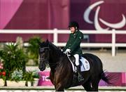 27 August 2021; Michael Murphy of Ireland on Clever Boy competes in the Grade 1 Individual Test at the Equestrian Park on day three during the Tokyo 2020 Paralympic Games in Tokyo, Japan. Photo by Sam Barnes/Sportsfile