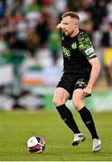 26 August 2021; Sean Hoare of Shamrock Rovers during the UEFA Europa Conference League play-off second leg match between Shamrock Rovers and Flora Tallinn at Tallaght Stadium in Dublin. Photo by Seb Daly/Sportsfile