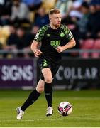 26 August 2021; Sean Hoare of Shamrock Rovers during the UEFA Europa Conference League play-off second leg match between Shamrock Rovers and Flora Tallinn at Tallaght Stadium in Dublin. Photo by Stephen McCarthy/Sportsfile