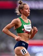 27 August 2021; Greta Streimikyte of Ireland competing in the T13 Women's 1500 metres heat at the Olympic Stadium on day 3 during the Tokyo 2020 Paralympic Games in Tokyo, Japan. Photo by Sam Barnes/Sportsfile